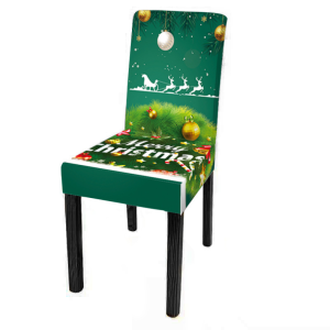 Green Xmas Chair Covers